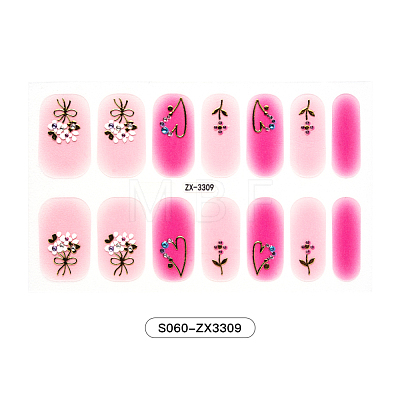 Full Cover Nombre Nail Stickers MRMJ-S060-ZX3309-1