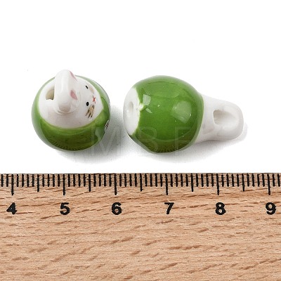 Handmade Porcelain Beads PORC-G015-04D-1