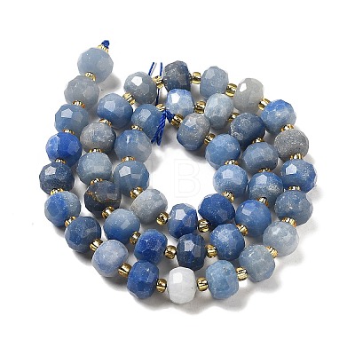 Natural Blue Aventurine Beads Strands G-P508-A13-01-1