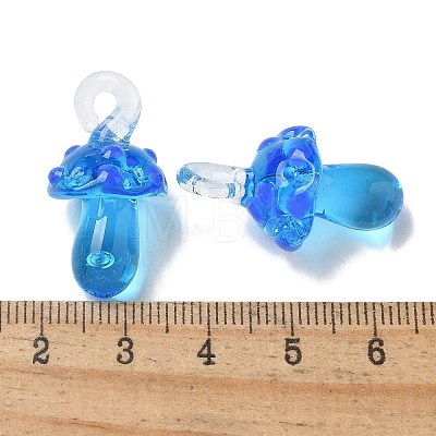 Handmade Lampwork Pendants LAMP-M021-01T-1