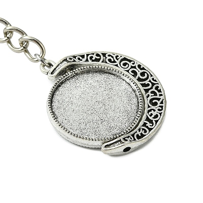 Alloy Pendant Cabochon Keychains KEYC-JKC01137-01-1