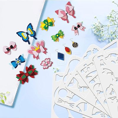 Plastic Drawing Painting Stencils Templates DIY-WH0222-015-1