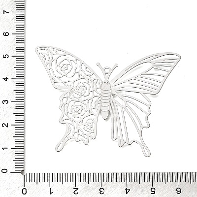 304 Stainless Steel Big Pendants STAS-G396-15P-1