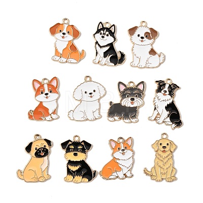 Alloy Enamel Pendants AL-CBA4C3E-02KCG-1