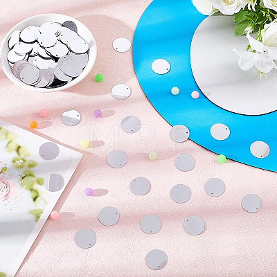100G PVC Paillette/Sequin Pendants PVC-CY0001-09B-1