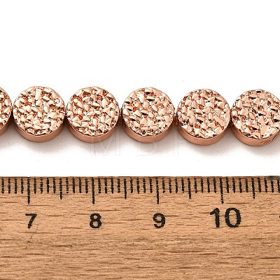 Electroplated Synthetic Non-magnetic Hematite Beads Strands G-L613-K01-01B-1