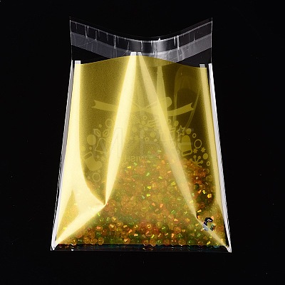 Rectangle OPP Cellophane Bags for Christmas OPC-L001-34C-1