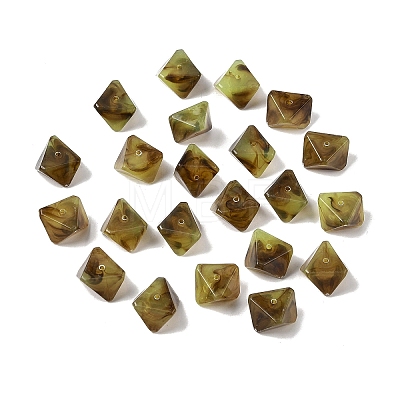Opaque Acrylic Beads OACR-D320-02M-1