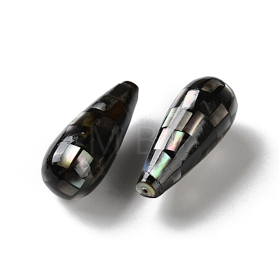 Natural Black Lip Shell Beads SSHEL-B002-10B-01-1