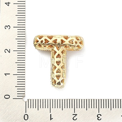 Rack Plating Brass Micro Pave Cubic Zirconia Pendants KK-Q790-01T-G-1