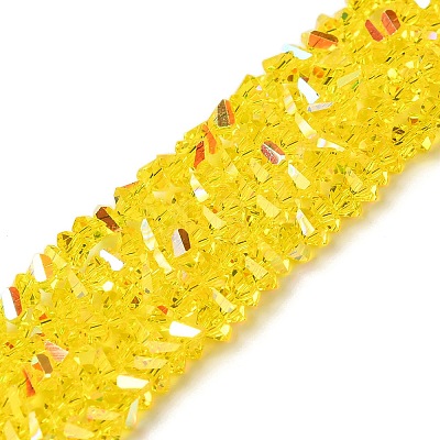 Transparent Glass Beads Strands EGLA-P061-04A-AB08-1