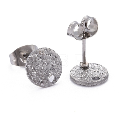 Non-Tarnish 304 Stainless Steel Stud Earring Findings STAS-Z021-A-01P-1