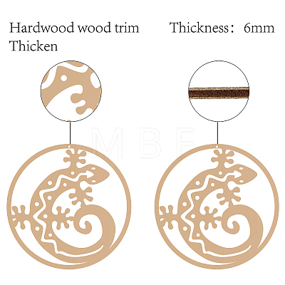 Laser Cut Wooden Wall Sculpture WOOD-WH0113-049-1