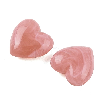 Opaque Acrylic Beads X-OACR-Z036-01A-02-1