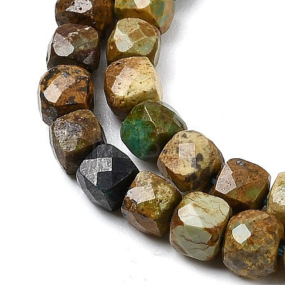 Natural Turquoise Beads Strands G-G294-B01-4x4mm-1