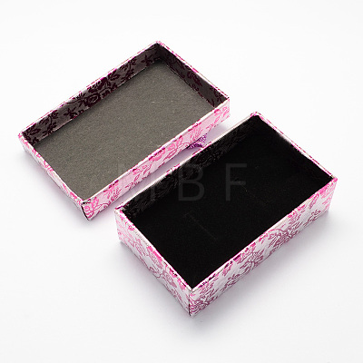 Rectangle Cardboard Jewelry Set Boxes X-CBOX-S012-05-1
