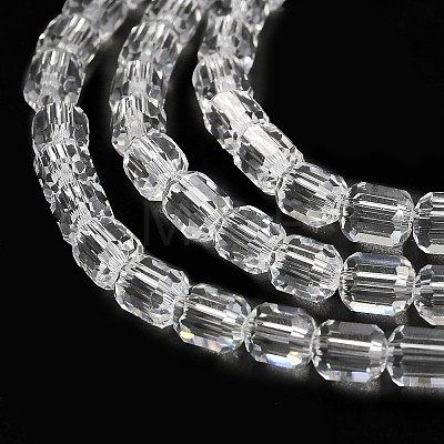 Transparent Glass Beads Strands GLAA-G112-05F-1
