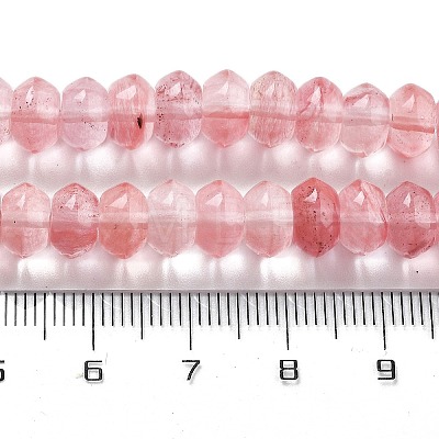 Cherry Quartz Glass Beads Strands G-P559-A12-01-1