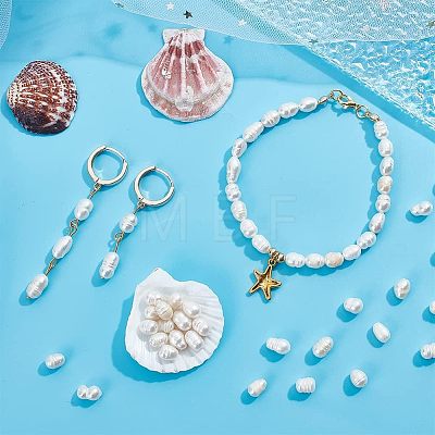  2 Strands Grade B Natural Cultured Freshwater Pearl Beads Strands PEAR-NB0001-71-1