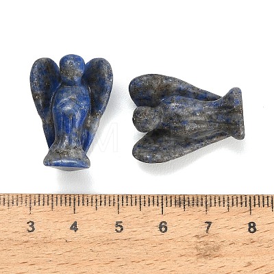 Natural Lapis Lazuli Gemstone Carved Angle Figurines GG-CBA8396-A03-1