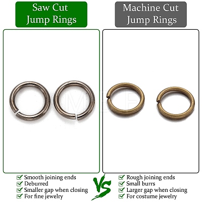 Brass Saw Cut Open Jump Rings KK-G514-01L-AB-1