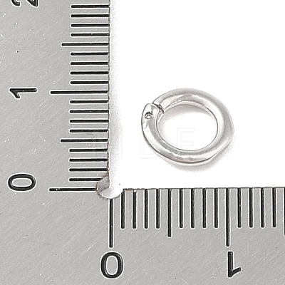 Brass Locking Jump Rings KK-S369-01P-02-1