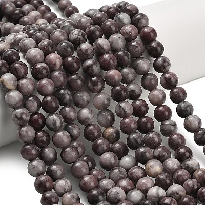 Natural Gemstone Beads Strands G-H067-A01-8mm-1