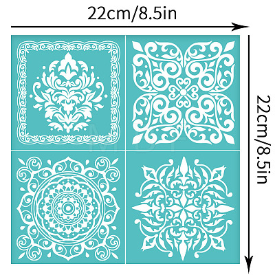 Self-Adhesive Silk Screen Printing Stencil DIY-WH0527-003-1