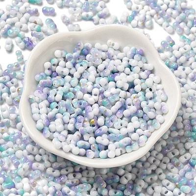 Baking Paint Glass Seed Beads X-SEED-F005-01A-09-1