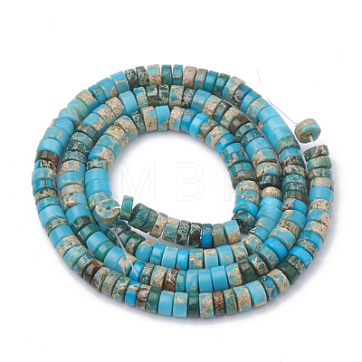 Synthetic Imperial Jasper Beads Strands G-T103-18H-1