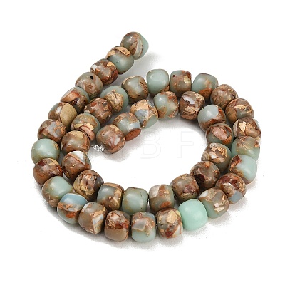 Dyed Synthetic Imperial Jasper Beads Strands GG-CBAA20A-03G-1