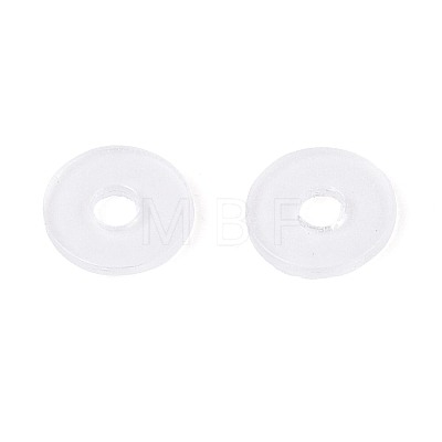 50Pcs Transparent PVC Insulating Gaskets PVC-T006-4mm-01-1