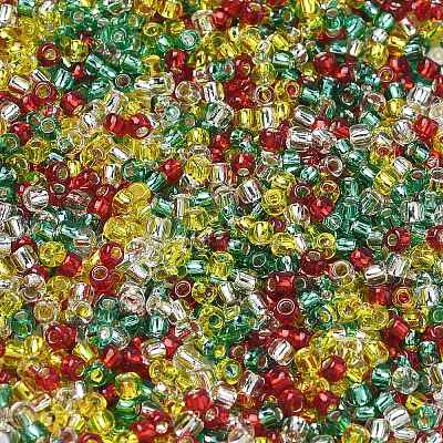 4 Colors 11/0 Christmas TOHO Round Seed Beads SEED-X0058-27-1