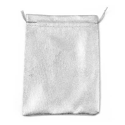 Rectangle Polyester Bags with Nylon Cord ABAG-E008-01B-09-1