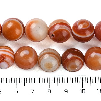 Natural Eye Agate Beads Strands G-NH0019-F03-02-1