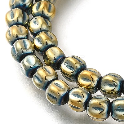 Electroplated Synthetic Non-magnetic Hematite Beads Strands G-C154-A01-01I-1