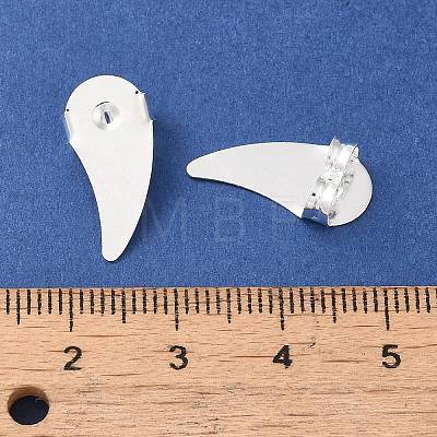 Brass Studs Earrings Findings FIND-Z039-01B-S-1
