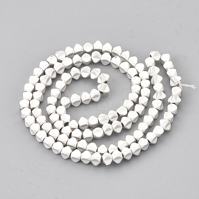 Electroplate Non-magnetic Synthetic Hematite Beads Strands G-T114-22-1