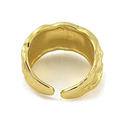 Brass Cuff Rings for Women RJEW-E294-06G-01-1