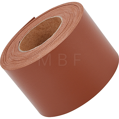 2M PVC Double Face Imitation Leather Ribbons SRIB-WH0011-127D-03-1