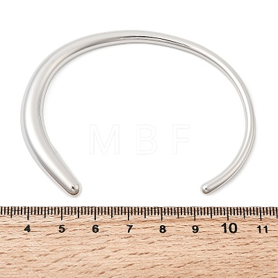 304 Stainless Steel Cuff Bangles for Women BJEW-G776-01P-1