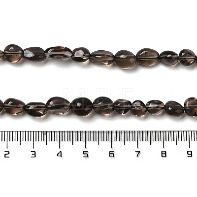 Natural Obsidian Beads Strands G-P497-01A-15-1