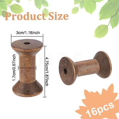 Wooden Empty Spools for Wire TOOL-WH0125-54B-1