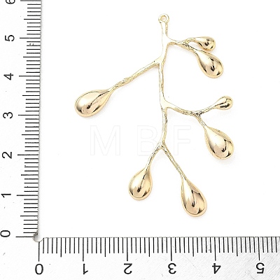 Brass Pendant Cabochon Settings for Enamel KK-G601-03G-1
