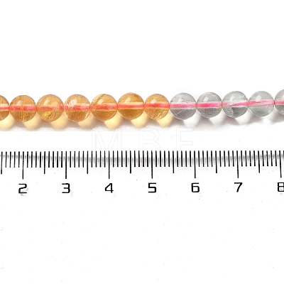 Gradient Color Natural Fluorite Beads Strands G-Z047-C02-05-1