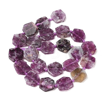 Natural Lepidolite Beads Strands G-L095-A01-01A-1