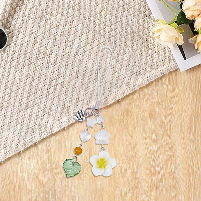 1Pc Alloy Polyester Mobile Straps AJEW-BM0001-22A-1