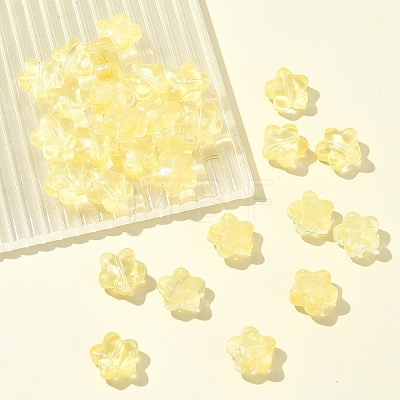 30Pcs Baking Paint Glass Beads GLAA-FS0001-99C-1