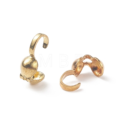 Brass Bead Tips KK-XCP0001-64G-1