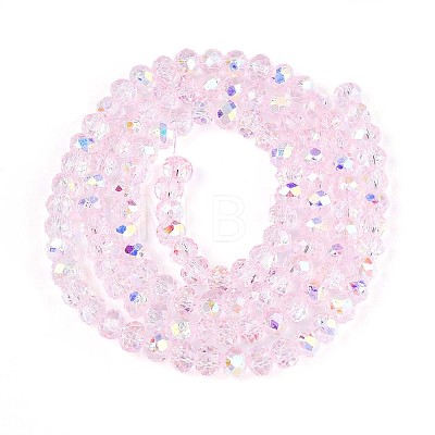 Transparent Glass Beads Strands EGLA-N016-4mm-04-1